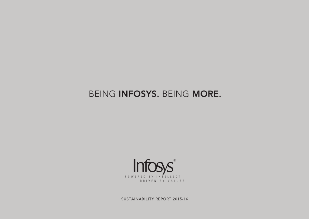 Infosys Sustainability Report 2015-16