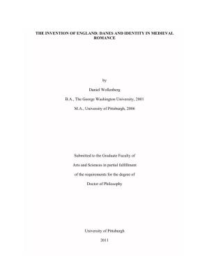 I [TITLE of the THESIS/DISSERTATION] By