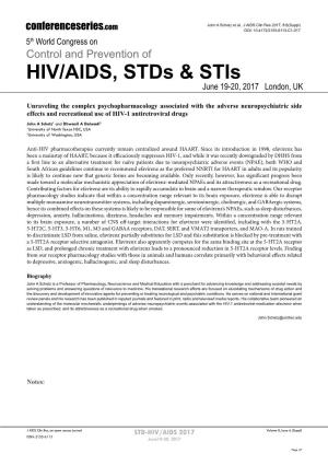 HIV/AIDS, Stds & Stis