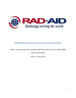 RAD-AID Global Curriculum for Interventional Radiology