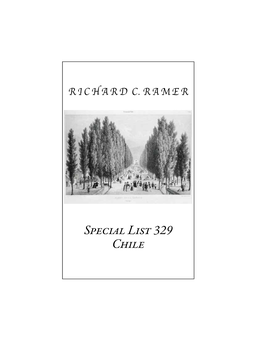 Special List 329: Chile