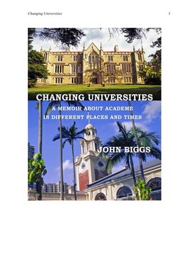 Changing Universities 1