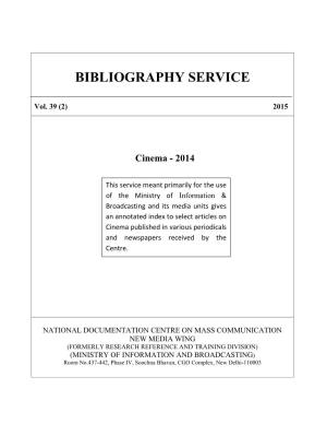 Bibliography Service