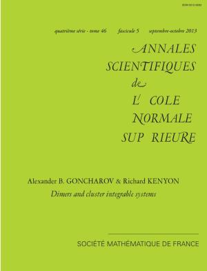 Annales Sciennifiques Supérieuke D L ÉCOLE Hormale