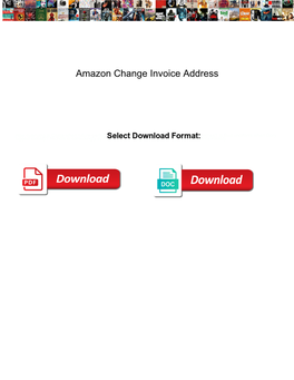Amazon Change Invoice Address