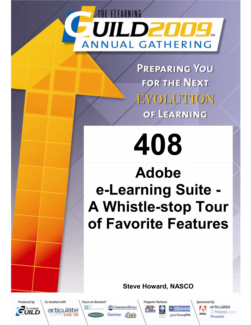 Adobe E-Learning Suite - a Whistle-Stop Tour of Favorite Features