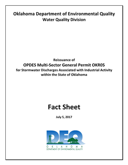 2017 OKR05 Fact Sheet