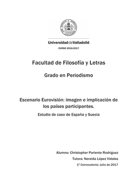 Facultad De Filosofía Y Letras