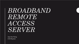 Broadband Remote Access Server (BRAS)