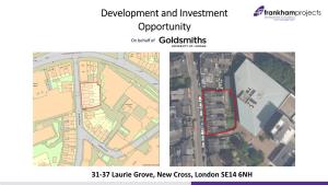 Rare Development and Investment Opportunity – 31-37 Laurie Grove