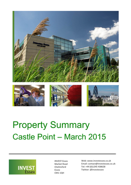 Property Summary Castle Point – March 2015