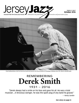 Derek Smith Performs at the New Jersey Jazz Society Jazz Festival at the Stevens Institute of Technology in Hoboken, June 1995