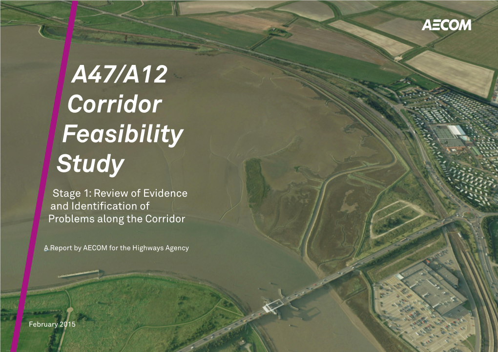 A47/A12 Corridor Feasibility Study Stage 1: Review of Evidence and Identification of Problems Along the Corridor
