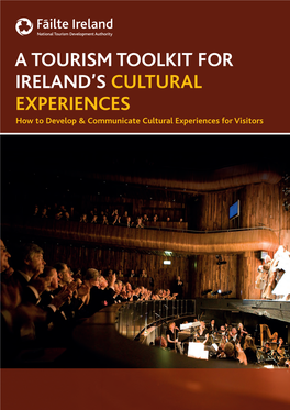 A Tourism Toolkit for Ireland's Cultural Experiences