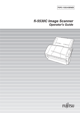 Fi-5530C Image Scanner Operator's Guide