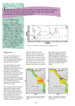 Interactions of the Eastern and Western Boundary Systems Off South America and South Africa with the Large-Scale Circulation in the Southern Ocean