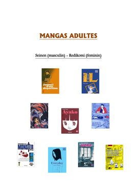 Mangas Adultes
