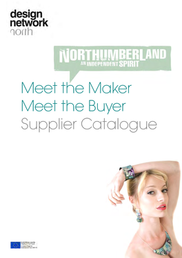 Meet the Maker Meet the Buyer Supplier Catalogue