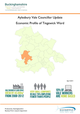 Aylesbury Vale Councillor Update Economic Profile of Tingewick Ward