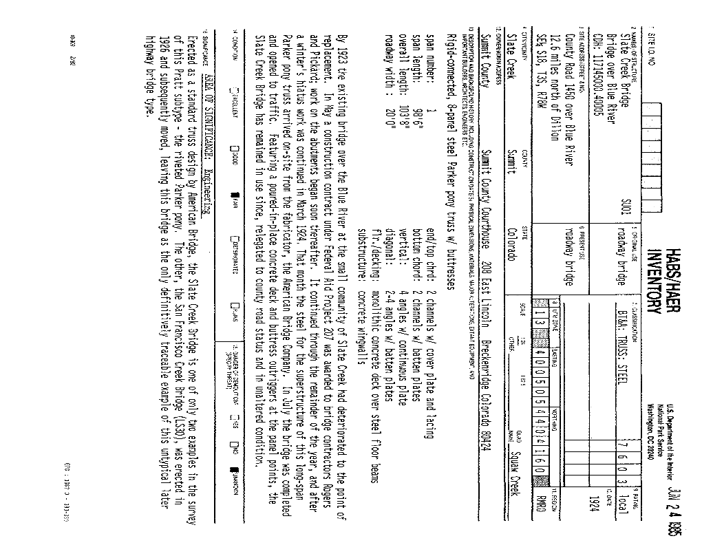 Habs/Haer Inventory