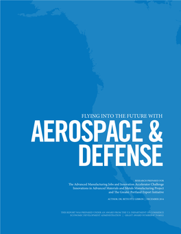 Flying Into the Future with Aerospace & Defense