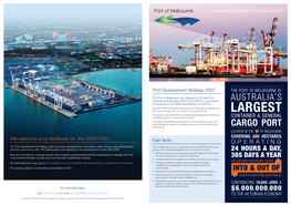 Australia's Largest Container Port