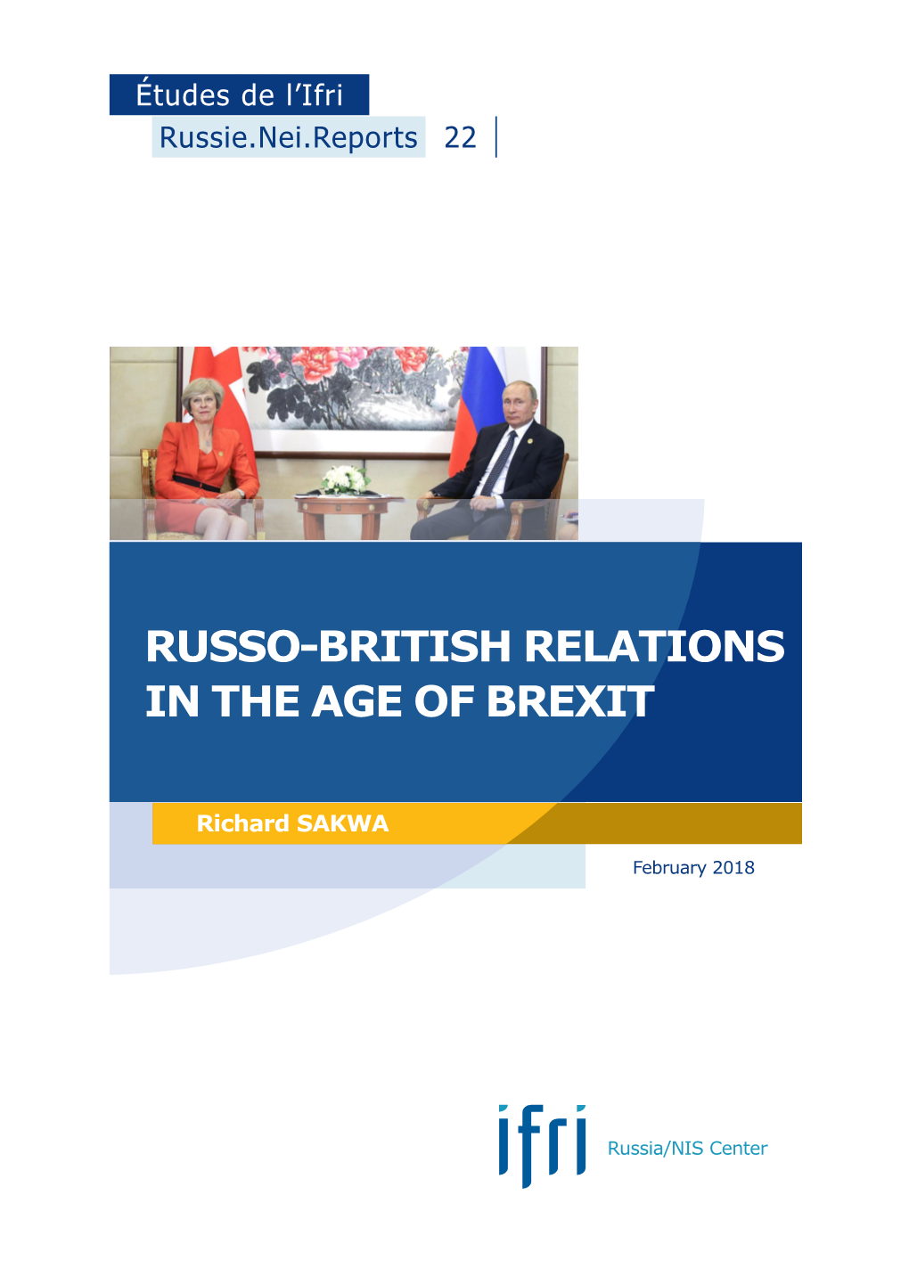 Russo-British Relations in the Age of Brexit