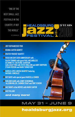 2019 Festival Brochure