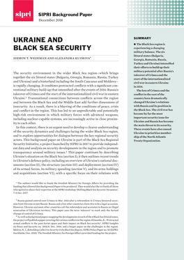 Ukraine and Black Sea Security