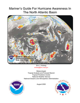 Mariner's Guide for Hurricane Awareness in the North Atlantic