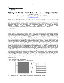 Stability and Possible Production of the Super-Strong AB-Matter