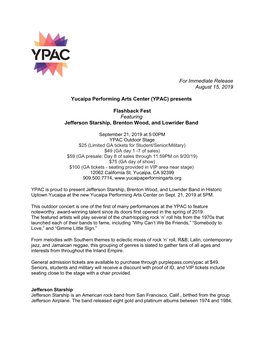 YPAC) Presents