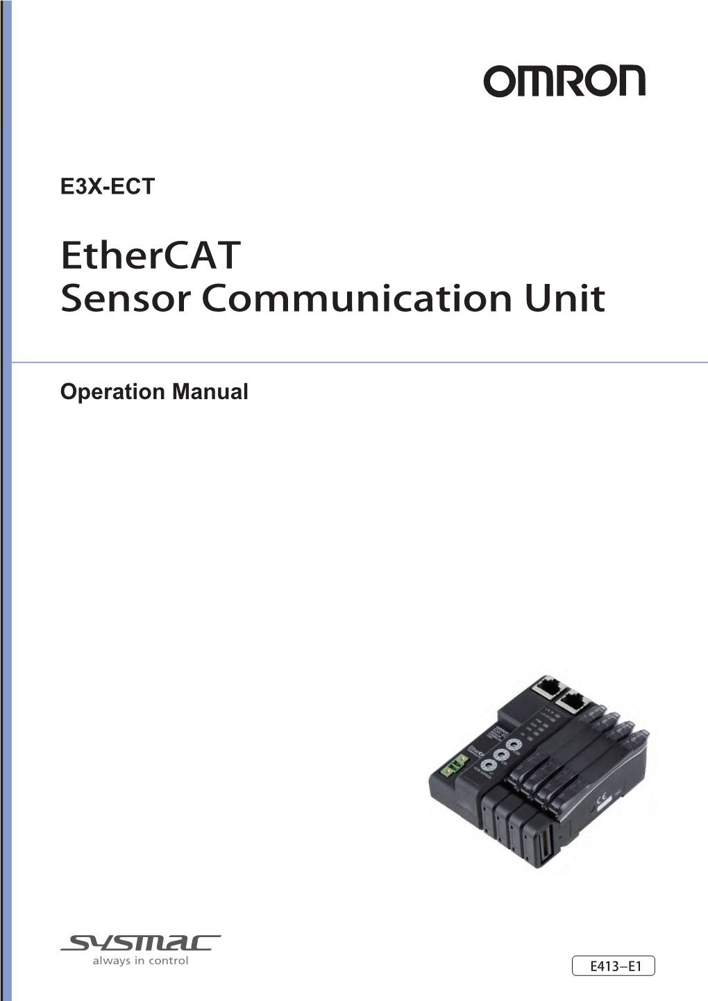 Ethercat Sensor Communication Unit