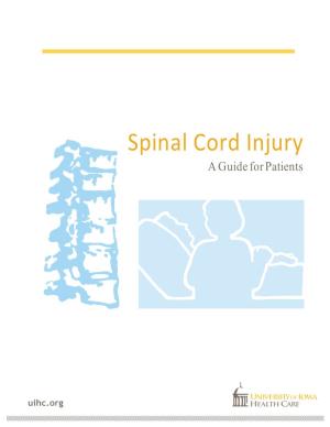 Spinal Cord Injury (SCI) May Happen When You Are in an Accident, Fall, Or Have a Disease That Affects Your Spinal Cord