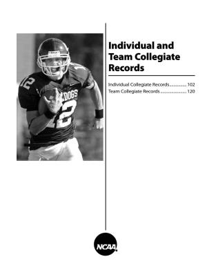 NCAA Division II-III Football Records (Collegiate Records)