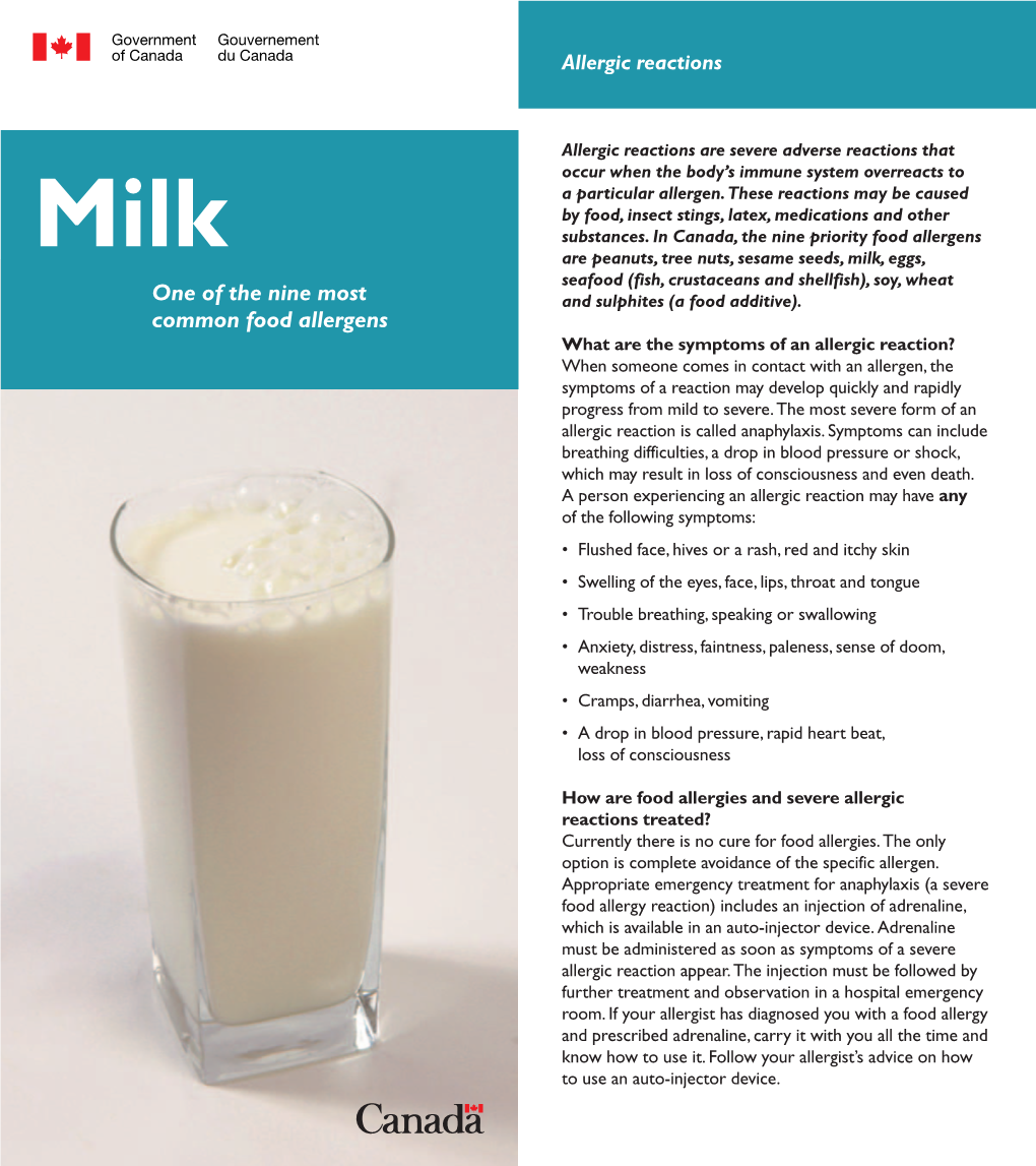 Milk Allergy