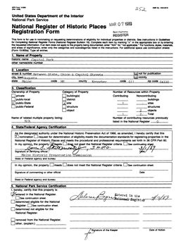 National Register of Historic Places Continuation Sheet