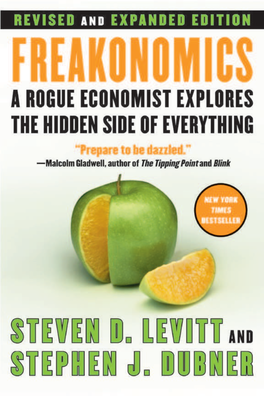 FREAKONOMICS Steven D