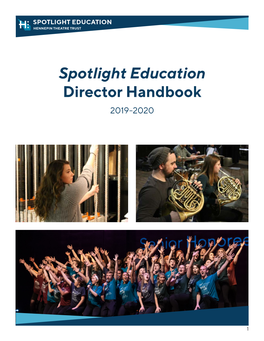Spotlight Education Director Handbook 2019-2020