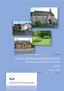 Lyneham and Bradenstoke Neighbourhood Development Plan 2016 to 2026 Draft December 2019