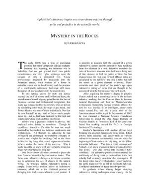 Mystery in the Rocks-Printout