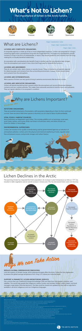 Lichen Declines in the Arctic Why Are Lichens