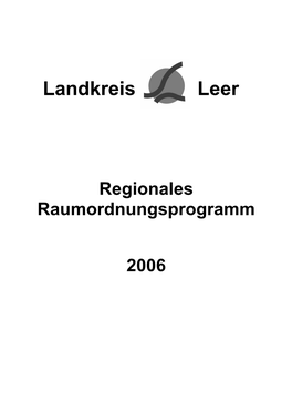 Regionales Raumordnungsprogramm 2006 - Teil II –