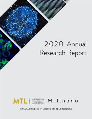 2020 Annual Research Report
