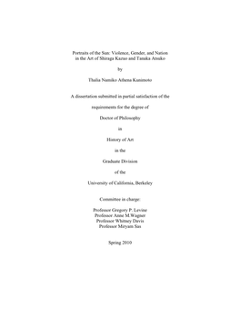 Violence, Gender, and Nation in the Art of Shiraga Kazuo and Tanaka Atsuko