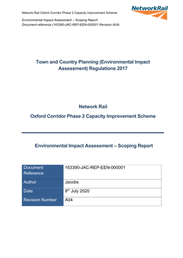 Environmental Impact Assessment – Scoping Report Document Reference (163390-JAC-REP-EEN-000001 Revision A04)