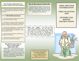 Tree Shelter Brochure