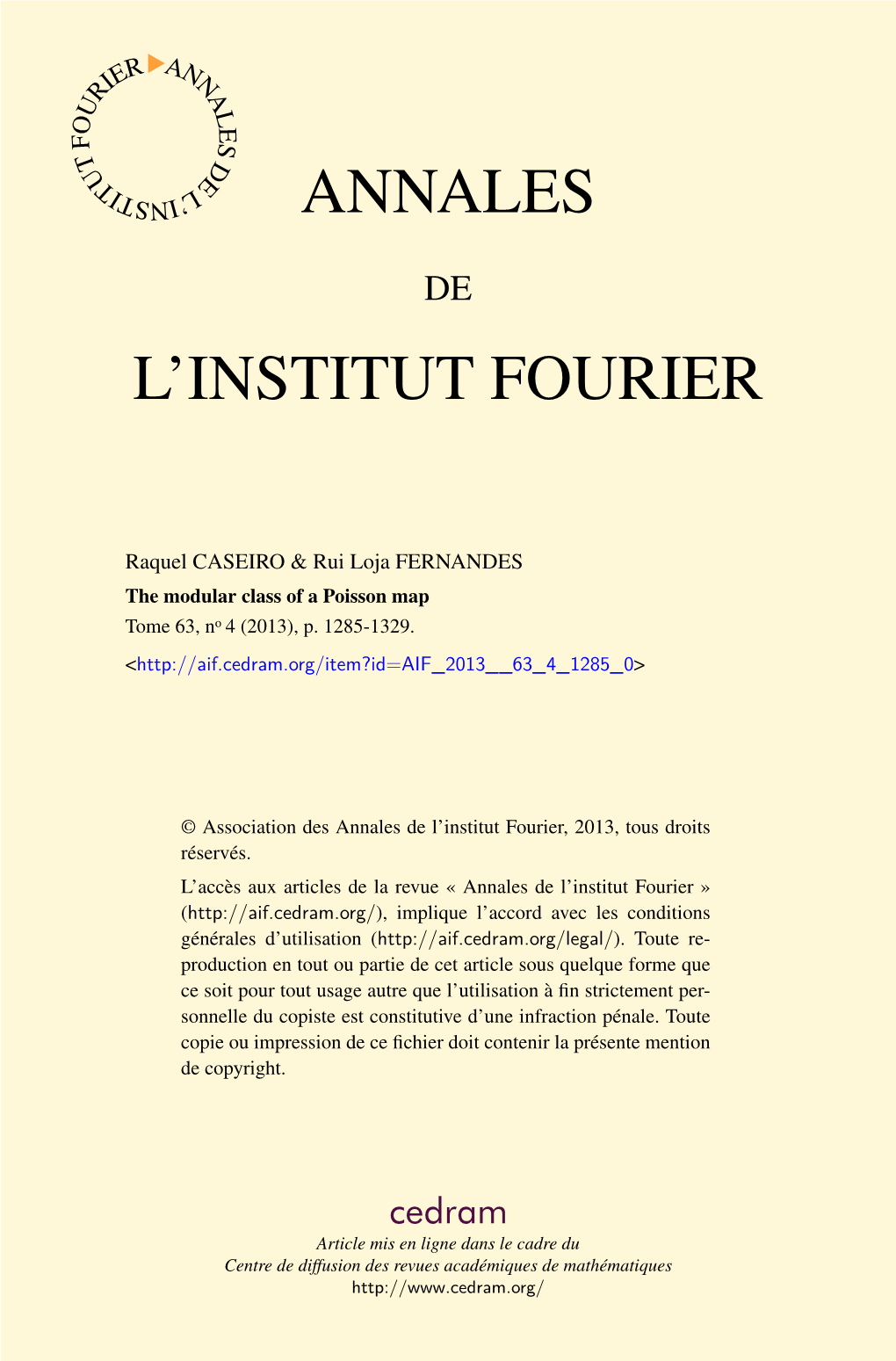 L'institut Fourier