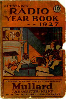 Pitman's Radio Year Book ~ 1927