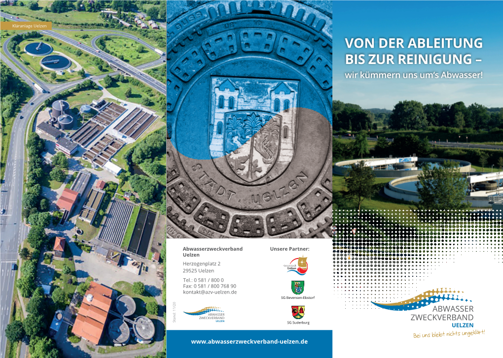 Flyer AZV – Von Der Ableitung Bis Zur Reinigung